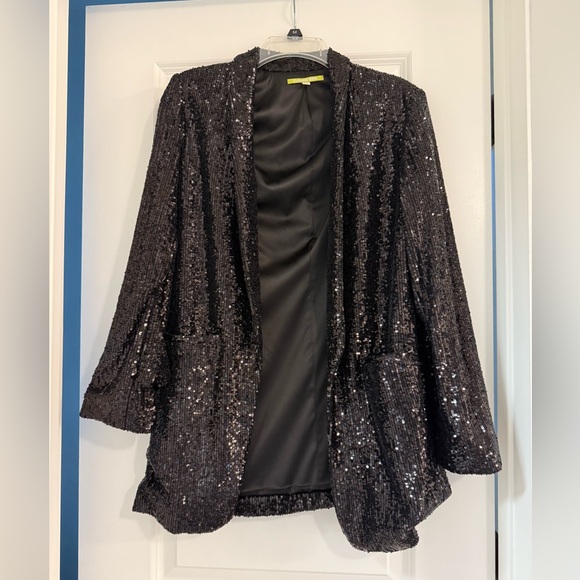 Gianni Bini Jackets & Blazers - Black Sequin Gianni Bini blazer